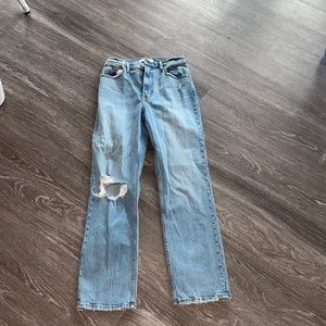Abercrombie & Fitch 90s straight ultra high rise